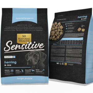 Natural Health Dog Fish & Rice Puppy Large Bite