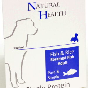Natural Health Dog Steamed P&S Fish & Rice