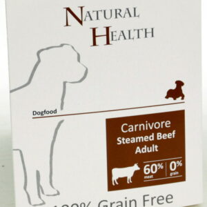 Natural Health Dog Steamed Carnivore Beef